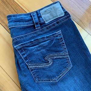 Silver Suki Jeans with Fluid Denim